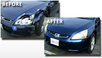 Auto Body Repair Before & After